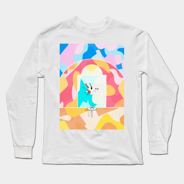 Shooting Hoops Long Sleeve T-Shirt by From Above